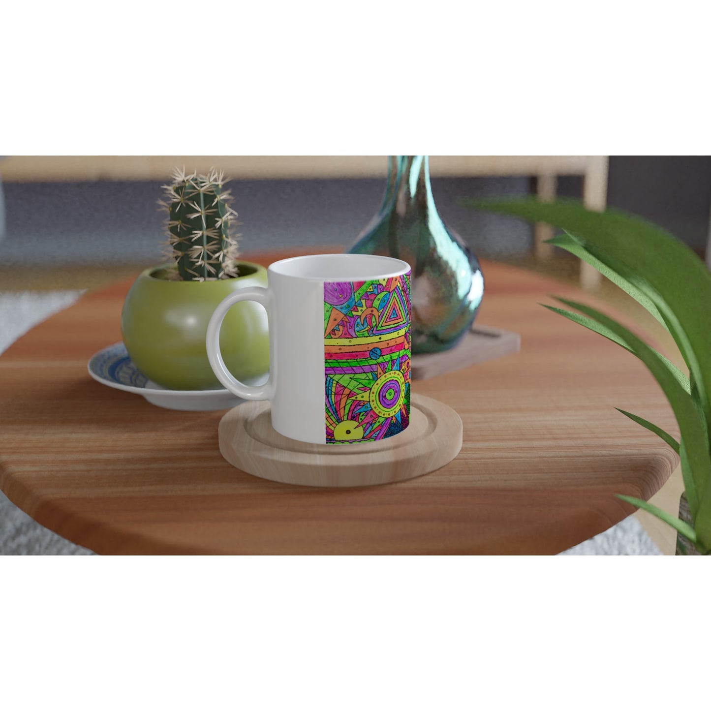“Fluo Huzzah” Mug