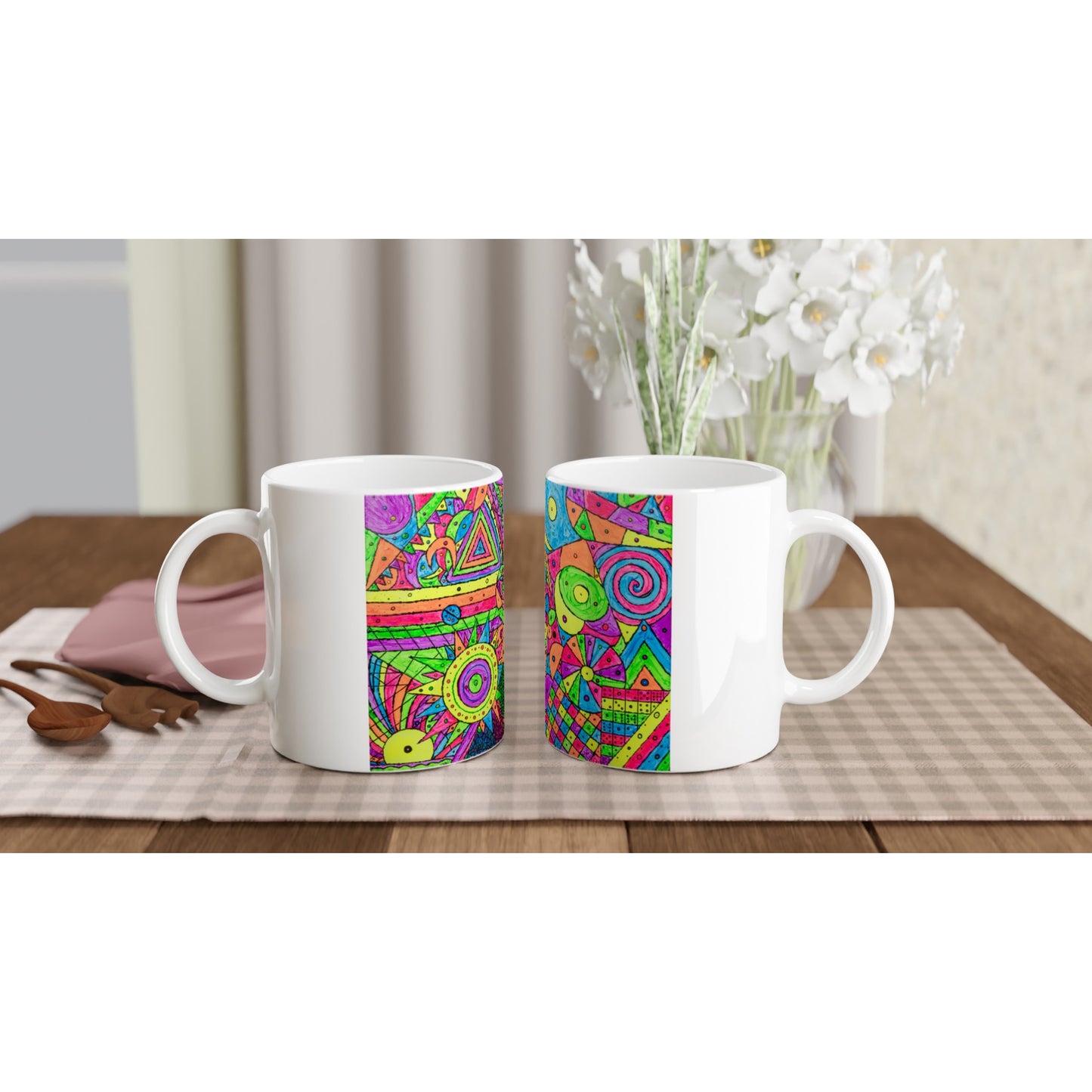 “Fluo Huzzah” Mug
