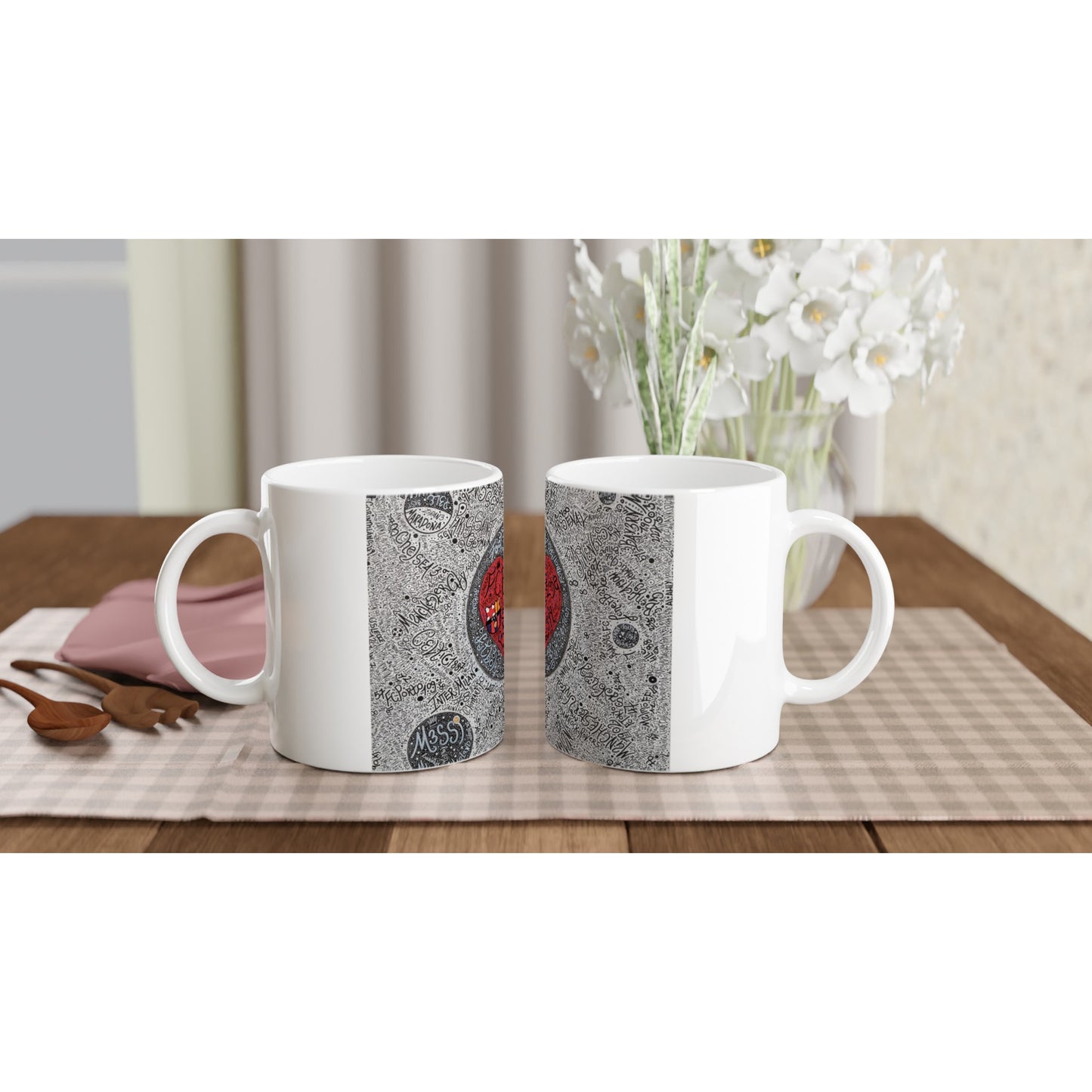“4 The Lov3 of Football” Mug