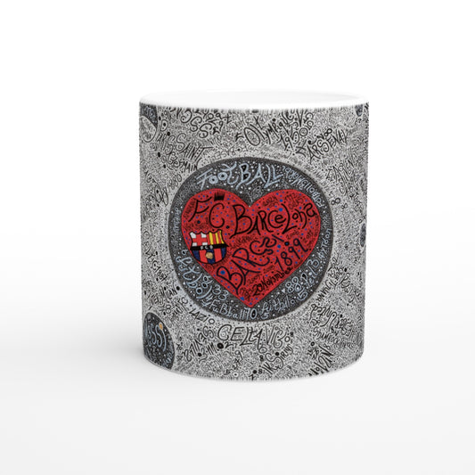 “4 The Lov3 of Football” Mug