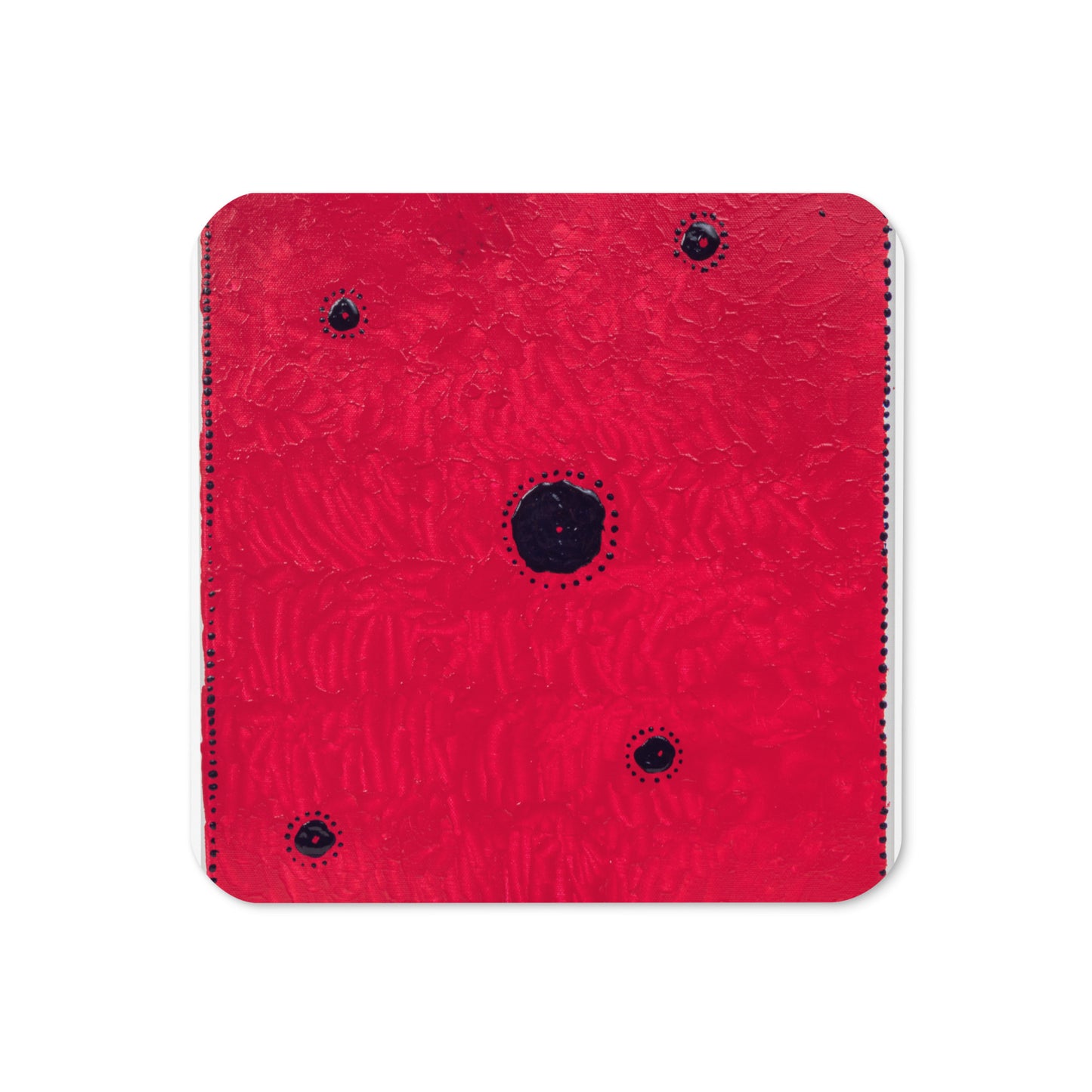 Cork-back coaster