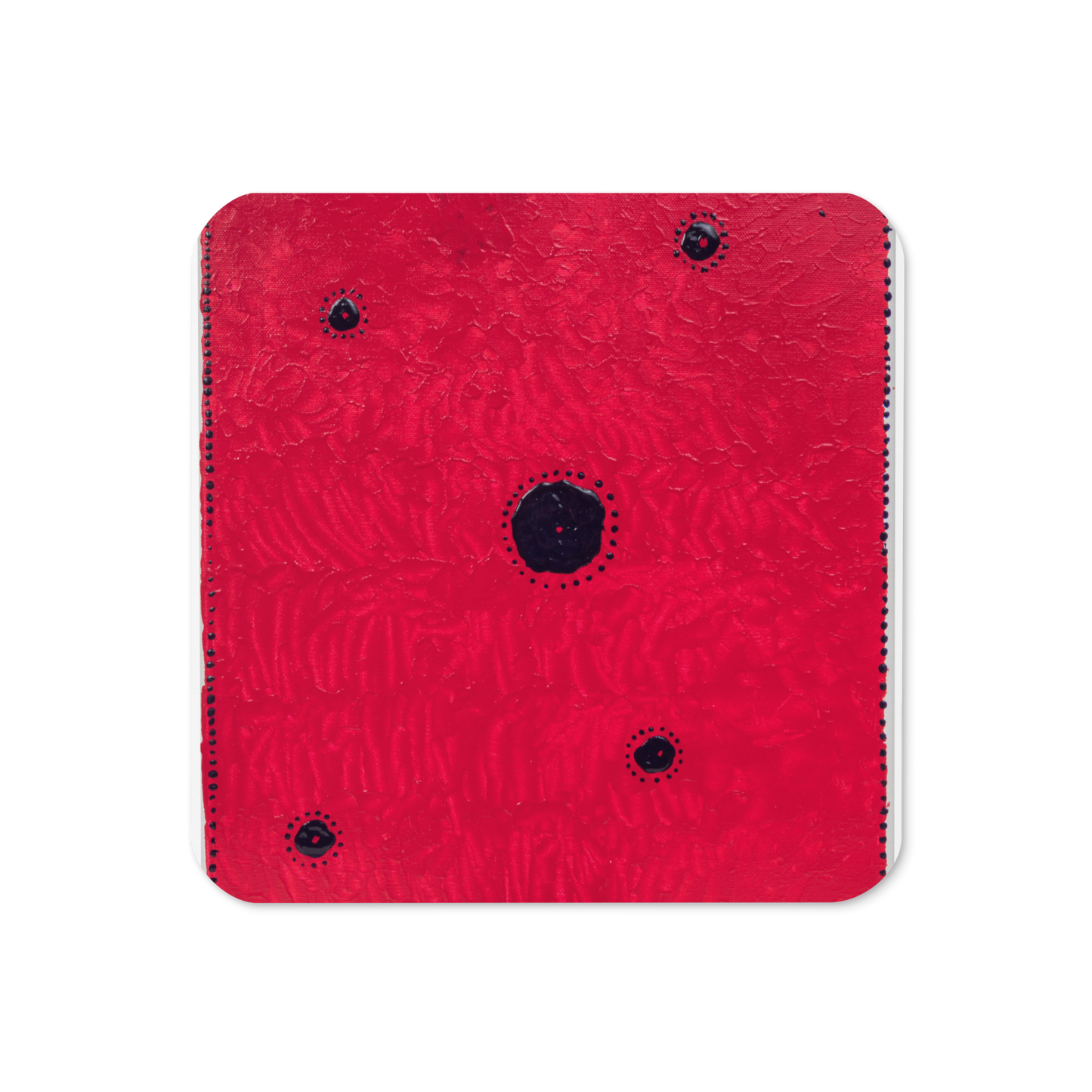Cork-back coaster