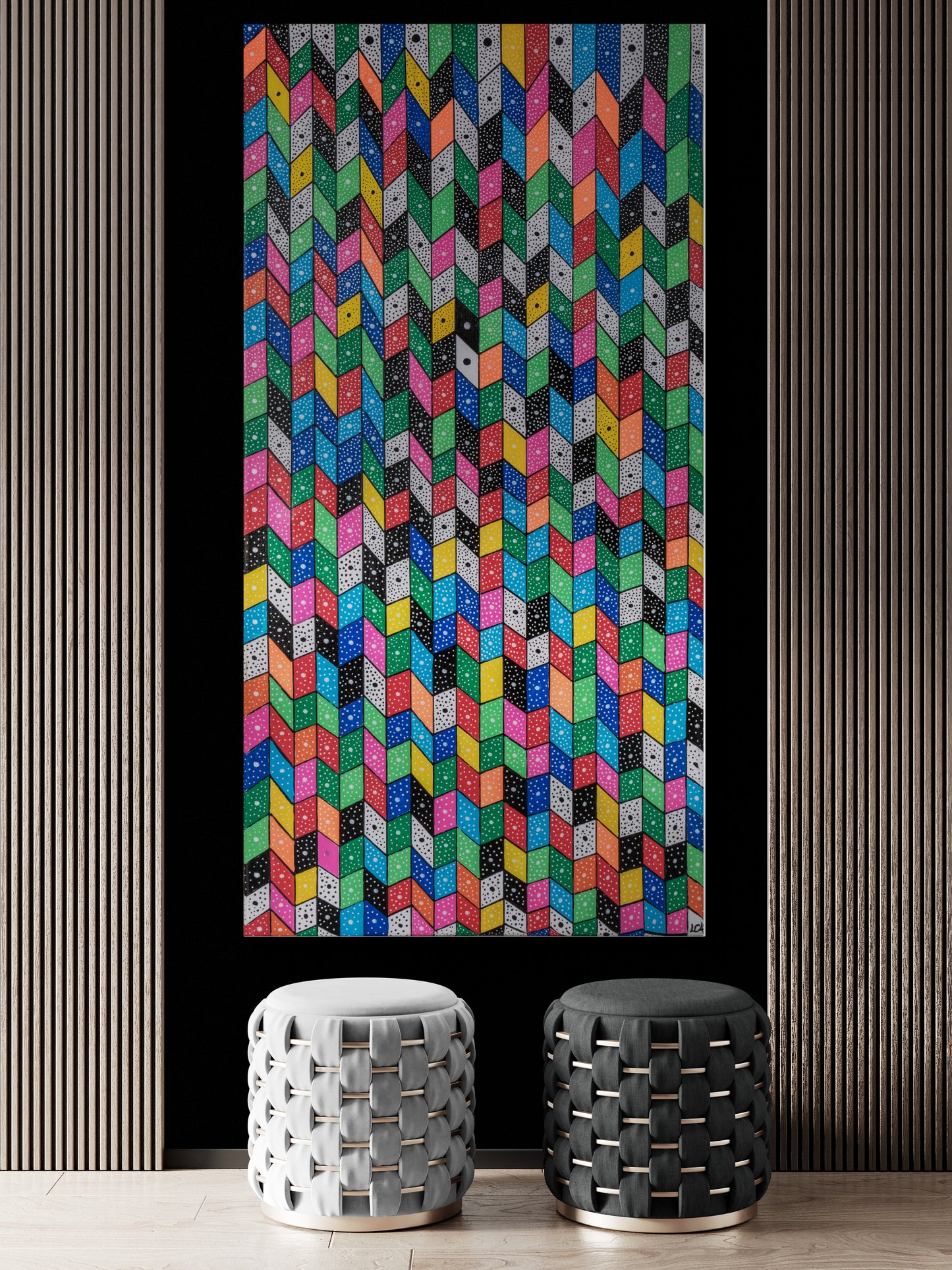 #040 “Diamond Dots”